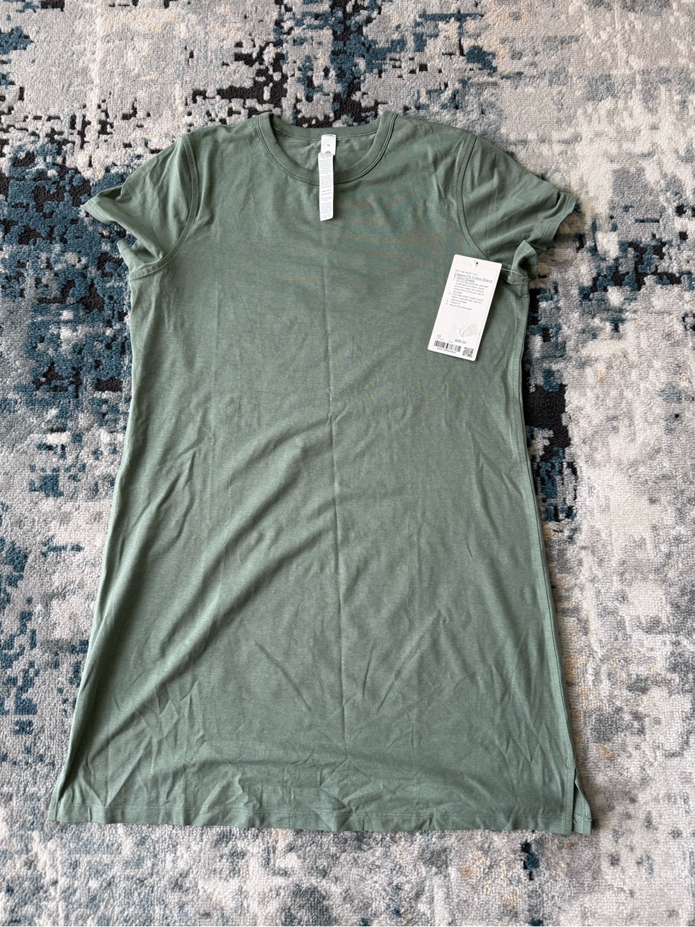 NWT lululemon Classic Fit Cotton Blend T-Shirt Dress -038